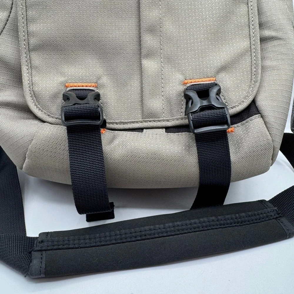Boyt Messenger‎ Bag Unisex Large Tan Orange Cordura Laptop Shoulder Travel Bag